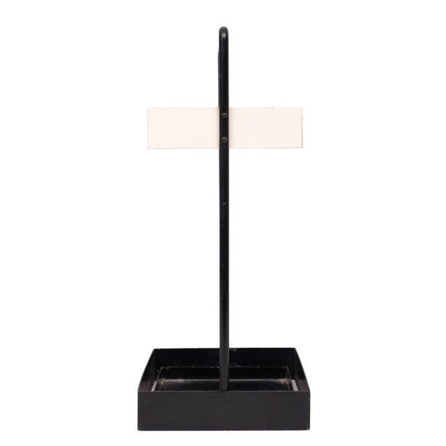 Mid-Century Modern Modernist Metal Umbrella Stand, Germany, 1950s For Sale - Image 3 of 8