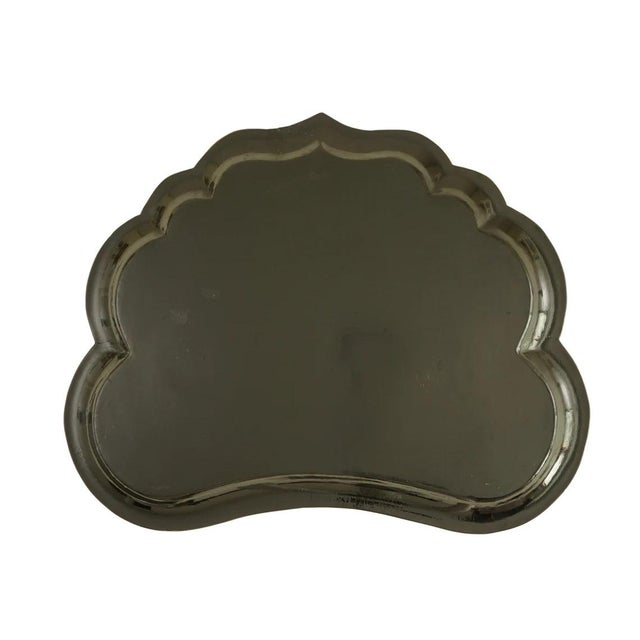 English Antique Papier Mache Tray Mother of Pearl Wisteria Parlor Maid Tray 24.5" For Sale In Philadelphia - Image 6 of 9