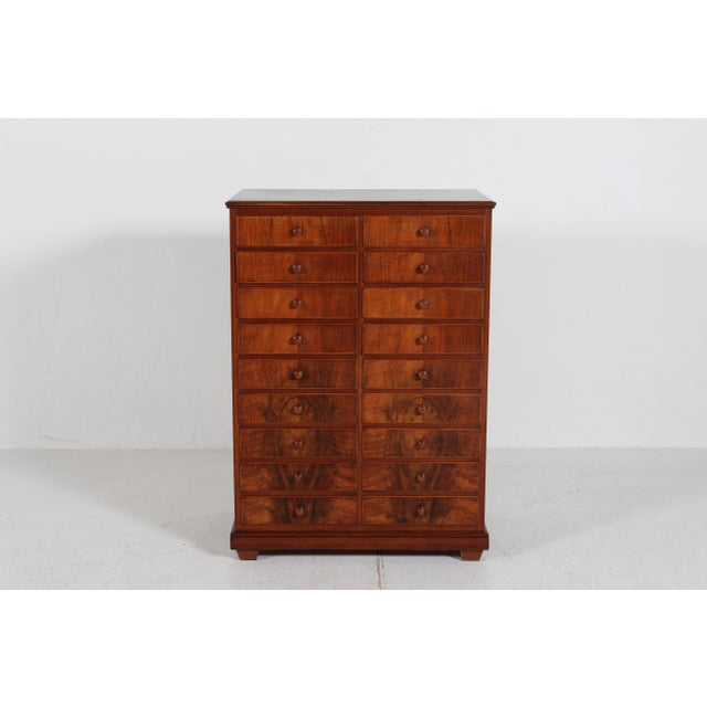 Vintage Danish Walnut Dresser, 1920s For Sale - Image 12 of 12