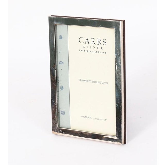 Vintage Sterling Silver Rectangular Portrait Photo Frame, 2000s For Sale - Image 6 of 7