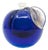 Blue and Clear Sommerso Murano Glass Paperweight attributed to Seguso Vetri d'Arte, 1960s For Sale