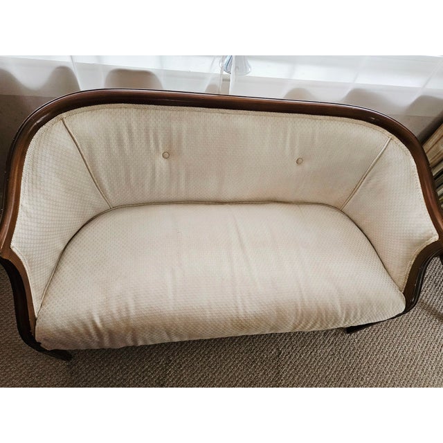 Early 20th Century French Style Vintage Sofa Set For Sale - Image 9 of 12