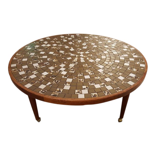 Martz Mosaic Tile Coffee Table Chairish