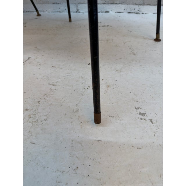 Set of Six Vintage Molded Plywood and Metal Chairs For Sale - Image 14 of 14