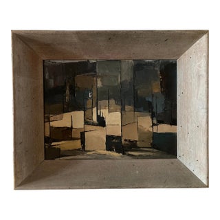 Mid-Century Abstract Oil Painting by Rolph Scarlett For Sale