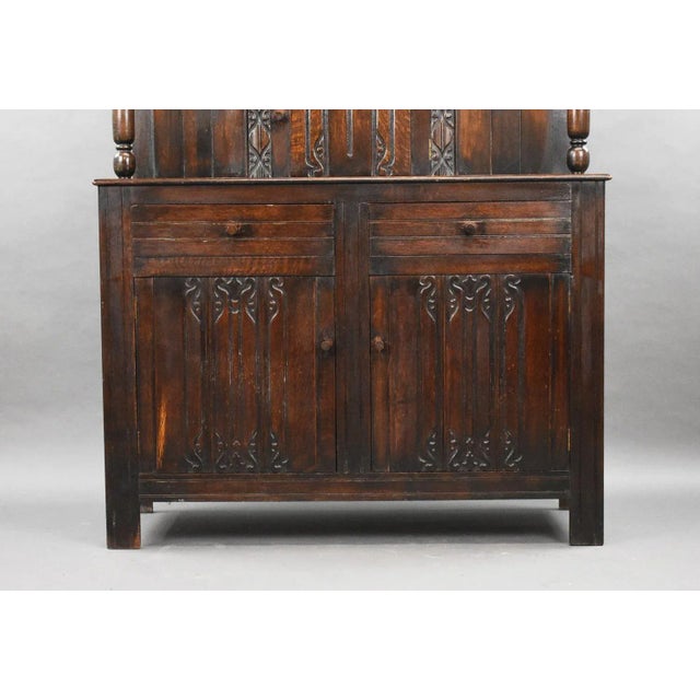 Oak Sideboard-Buffet, 1930s For Sale - Image 4 of 8
