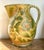 Vintage Boho Glazed Ceramic Floral Pitcher For Sale - Image 9 of 10