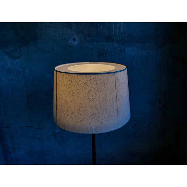 Mid-Century Leather Chrome Floor Lamp from Atelje Lyktan, Sweden, 1960s For Sale - Image 16 of 18