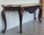 Early 20th Century Large French Regency Carved Walnut Console Table with Gilted Edges For Sale - Image 9 of 18