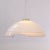 Large Italian Ceiling Lamp in White Murano Glass with Pink Gray Finishes, 1980s For Sale - Image 6 of 12