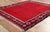 Textile Vintage Red Persian Rug - 05'04 X 05'08 For Sale - Image 7 of 9