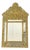 Cushion Mirror Repousse Faceted Mirror France, 1890s For Sale
