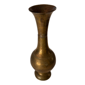 Vintage Handcrafted Brass Vase