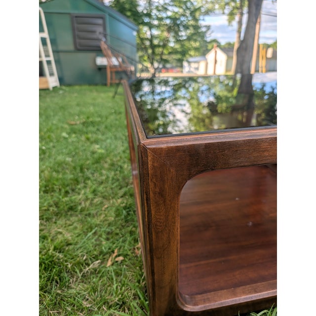 Vintage Mid-Century Modern j.b. Van Sciver Walnut Coffee & Side Table Set - 4 Pieces For Sale - Image 12 of 18