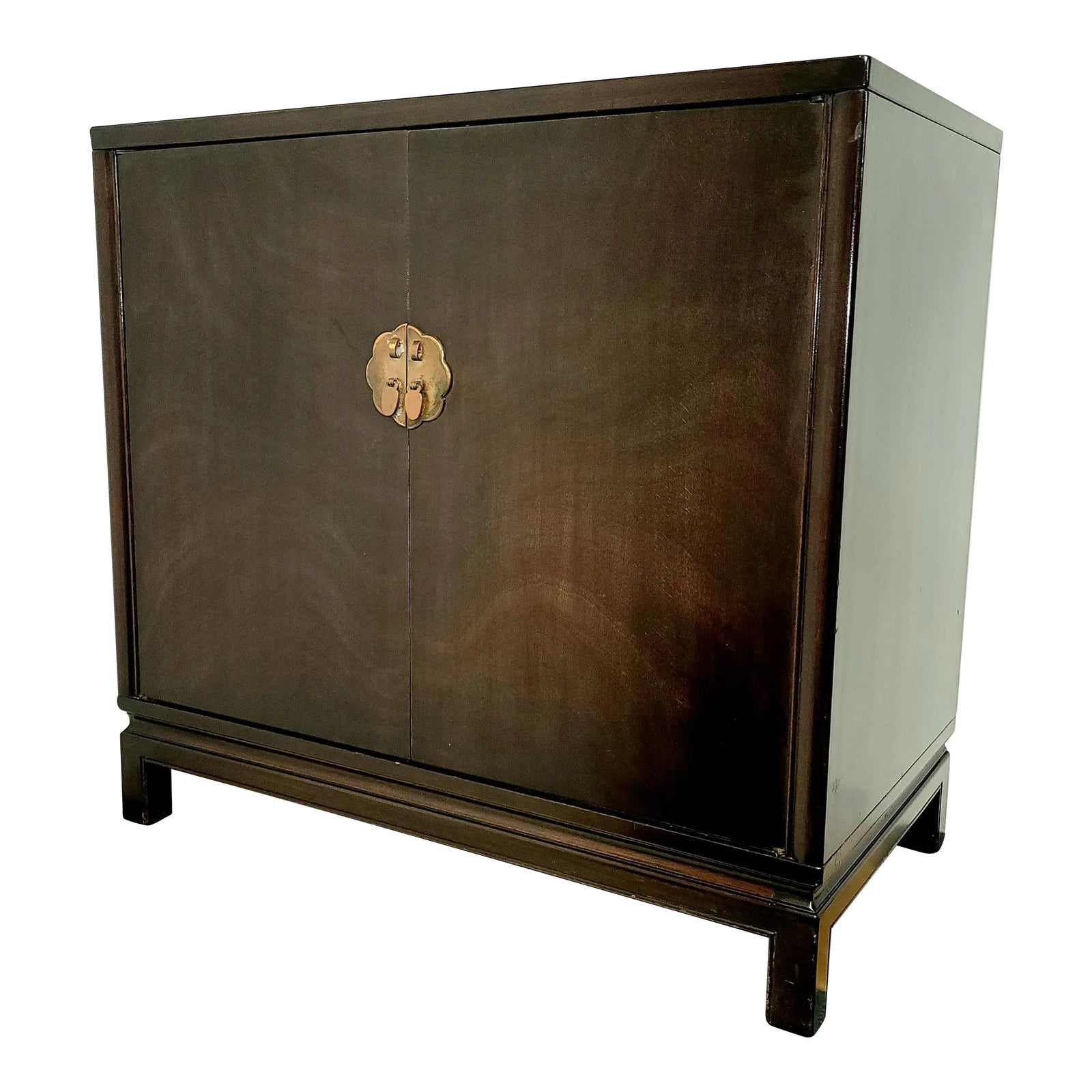 Mid 20th Century Vintage Landstrom Furniture Chinoiserie TwoDoor