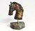 Natural Emerald Stone Horse Head Statue Splendid Hand Carved Gemstone For Sale In Los Angeles - Image 6 of 10