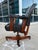 Antique Leather Desk Chair From the Sikes Company Inc. For Sale In Denver - Image 6 of 12