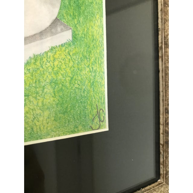 Late 20th Century Pencil on Paper Drawing For Sale - Image 5 of 6