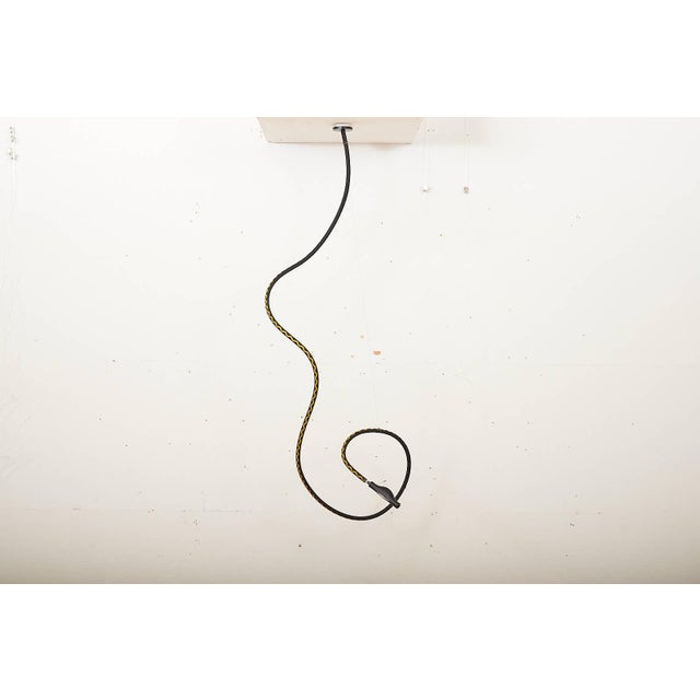 Black Ceiling Light in Metal and Plastic by Alizz C. Cooper for Ingo Maurer For Sale - Image 8 of 17