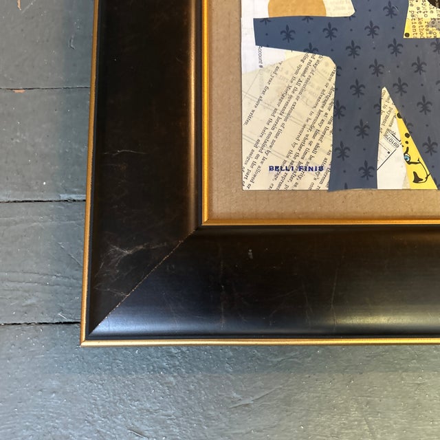 Contemporary Contemporary Original Running Man Collage by Wayne Cunningham For Sale - Image 3 of 4