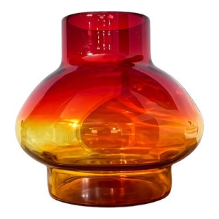 1970s Mid-Century Modern Footed Vase For Sale