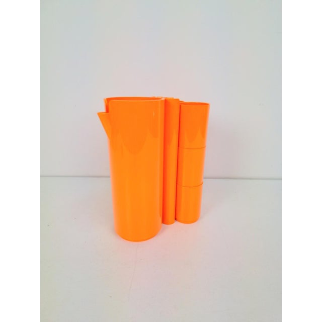 Vintage French Juice Service by Jean-Pierre Vitrac for Déposé France, 1970s, Set of 9 For Sale - Image 3 of 10