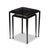 Four Hands Dalston Black Iron and Cast Smoked Glass Nesting Tables - A Pair For Sale - Image 10 of 12