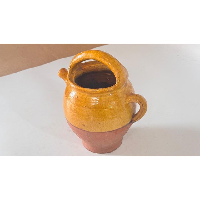 Vintage French Glazed Pottery Jar, 1970s For Sale - Image 4 of 11
