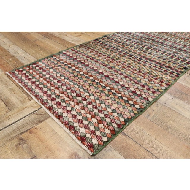 Vintage Turkish Sivas Rug - 02'03 x 05'09 For Sale In Dallas - Image 6 of 9