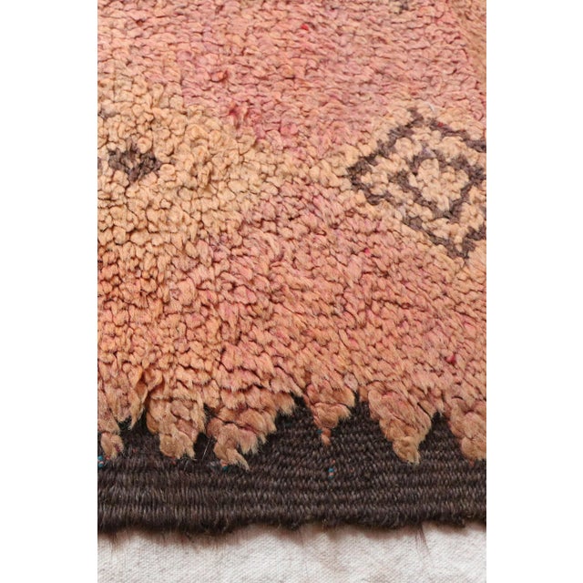 Mid-Century Modern Vintage 5x12 Ft Moroccan Rug For Sale - Image 3 of 9