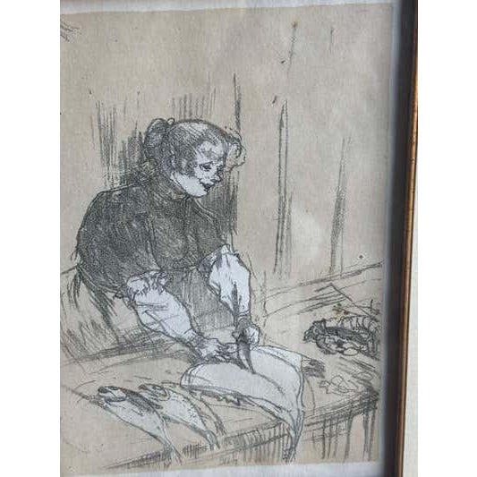 Henri de Toulouse Lautrec Original lithograph bought in the late 90s at a Christie's auction. Nice frame ready to hang....