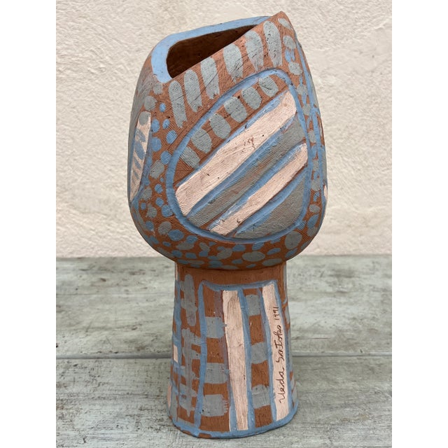 Ueda Satoko Abstract Clay Sculpture, Brazil 1991 For Sale - Image 11 of 11