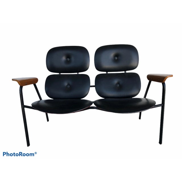 Vintage European Poltranova Midcentury Settee For Sale In Miami - Image 6 of 9