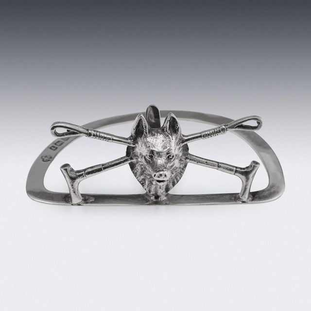 Antique English Silver Menu Holders, 1907, Set of 4 For Sale - Image 4 of 7