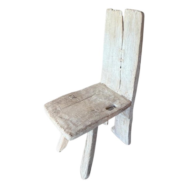 Andrianna Shamaris St. Barts Organic Teak Wood Chair For Sale
