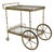French Brass Bar Cart from Maison Baguès, 1950s For Sale