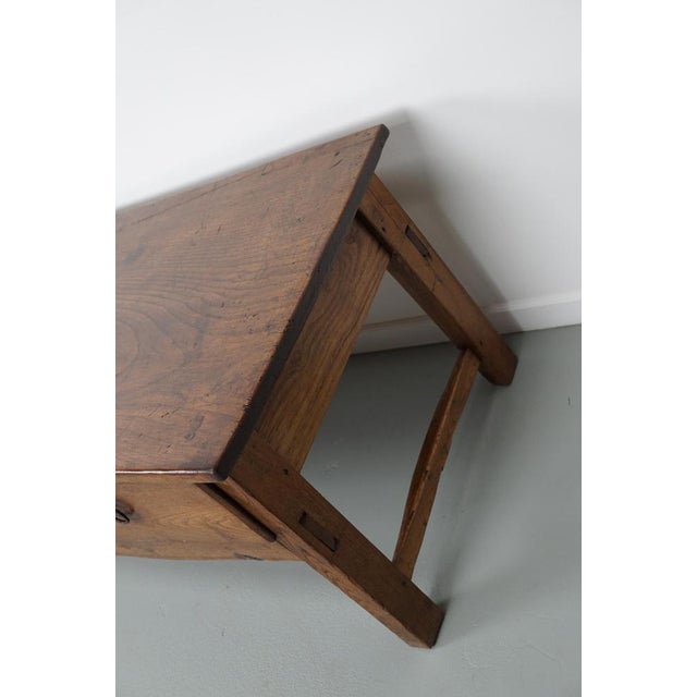 Spanish 18th Century Farmhouse Coffee Table in Chestnut For Sale - Image 12 of 16
