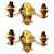 Art Deco French Crystal & Mirror Wall Sconces form Maison Baguès, Paris, 1945, Set of 2 For Sale - Image 9 of 9