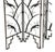 Art Deco Manner of Wilhelm (William) Hunt Diederich (German-American, 1884-1953), Art Deco Iron Floor Screen For Sale - Image 3 of 7