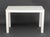 Contemporary Modern White Lacquered Parson's Desk For Sale - Image 3 of 7