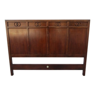 Michael Taylor for Baker Milling Road Far East Collection Full Sized Headboard For Sale