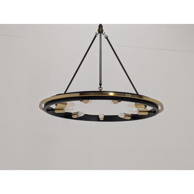 Chambers 9 Light Chandelier from Hudson Valley Lighting For Sale - Image 9 of 13