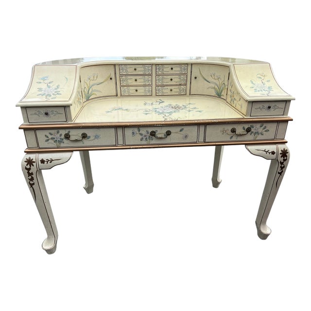 1980s Chinoiserie Carlton House Desk For Sale
