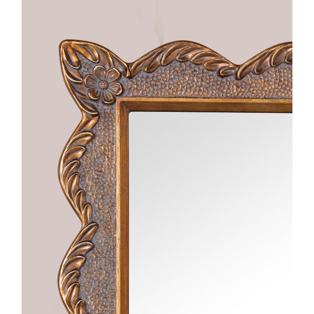 Vail Sculpted Wall Mirror For Sale - Image 4 of 9