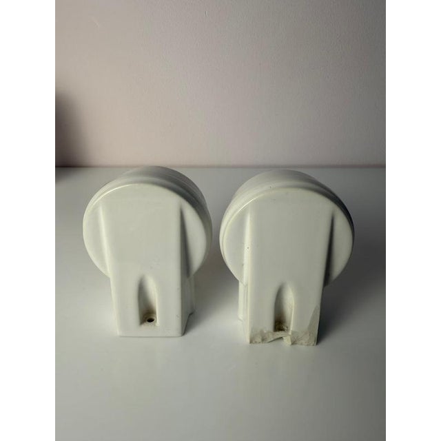 White Model 6080 Wall Lamp by Sigvard Bernadotte for Ifö, Set of 2 For Sale - Image 9 of 11