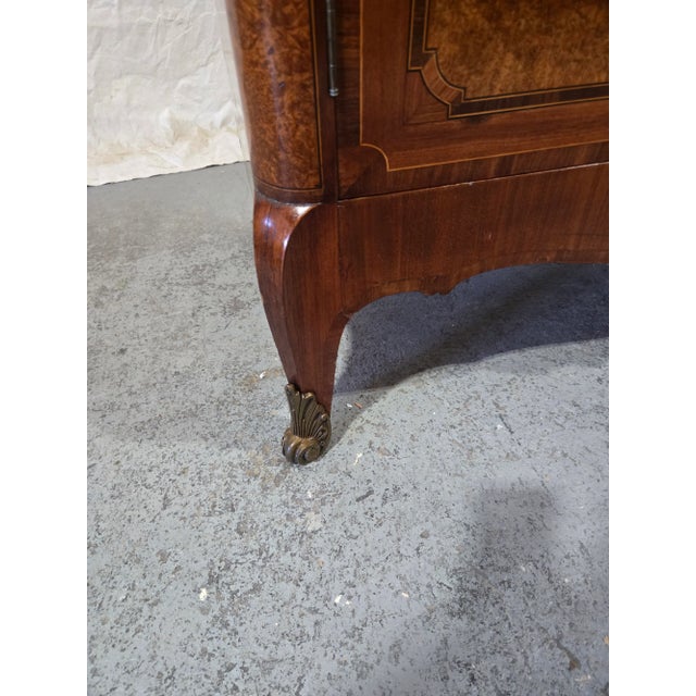 Louis 16th Style Sideboard With White Marble and Mirror For Sale - Image 12 of 16