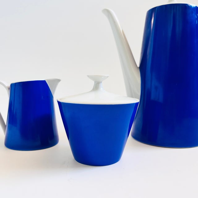 Mid Century Porcelain Tea Set by Fairwood Schonwald Germany - 3 Piece Set For Sale - Image 10 of 15