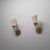 Vintage Italian Sconces in Brass with Green Lacquered Steel and Opaline Glass, 1950s, Set of 2 For Sale - Image 6 of 9