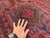 Antique Herati Hand-Knotted Wool Rug - 8'7" X 4'0" For Sale - Image 11 of 14
