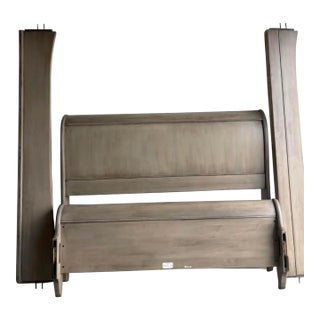 Ethan Allen Chloe Solid Wood Queen Sleigh Bed For Sale